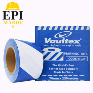 Bande de signalisation Blanche et Bleu 250M Vaultex NGR