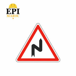 Panneau de signalisation “Succession de virages”