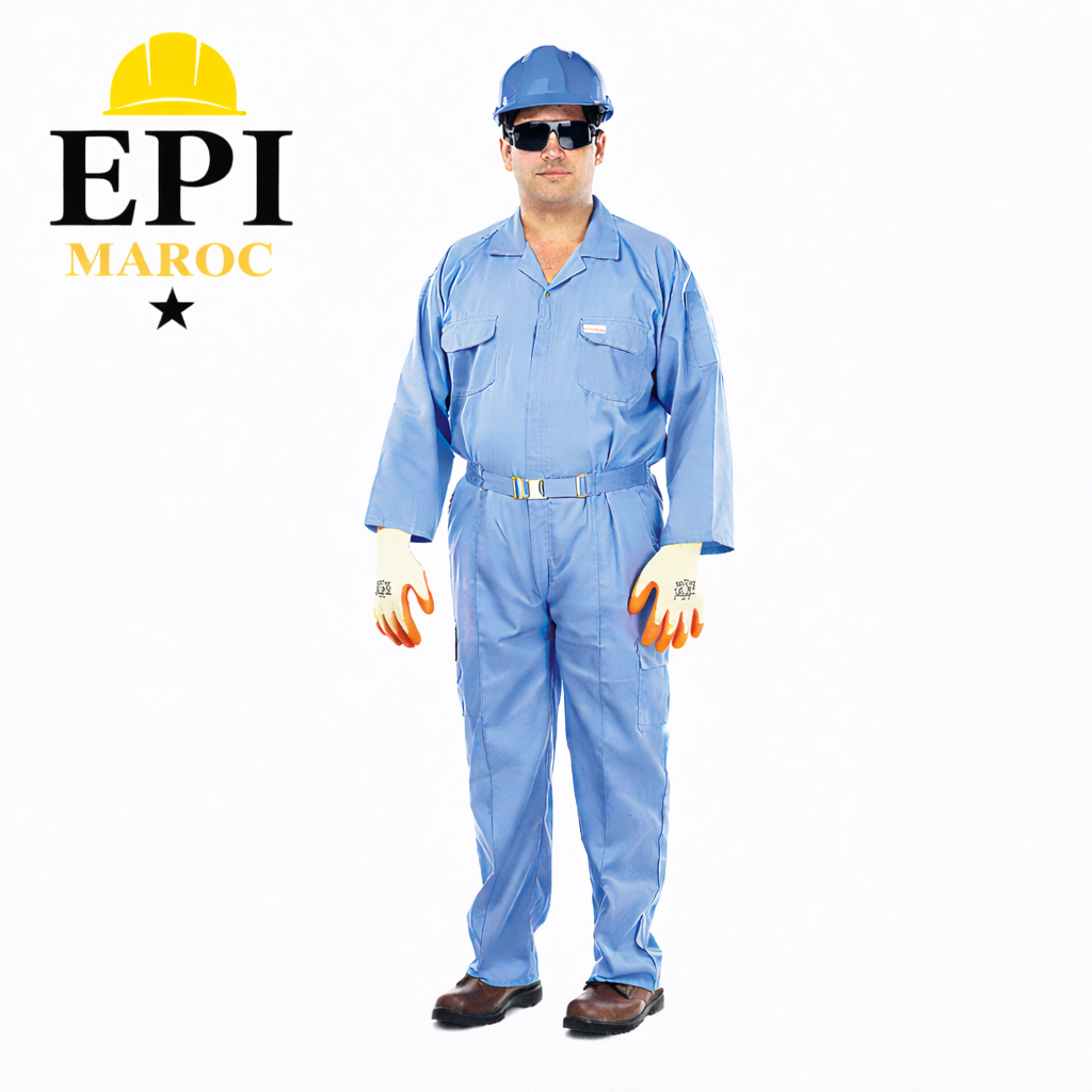 Combinaison bleue avec ceinture 1PV