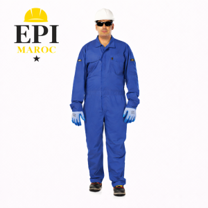 Combinaison de travail anti-chaleur bleue Nomex de DuPont NOB