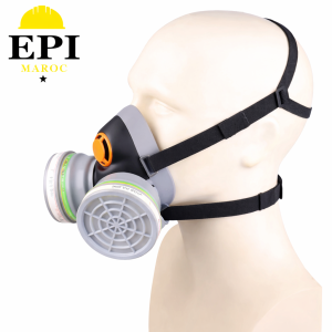 Demi-masque avec double filtre