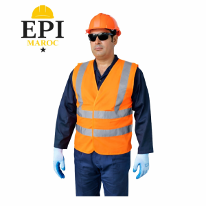 gilet de travail orange